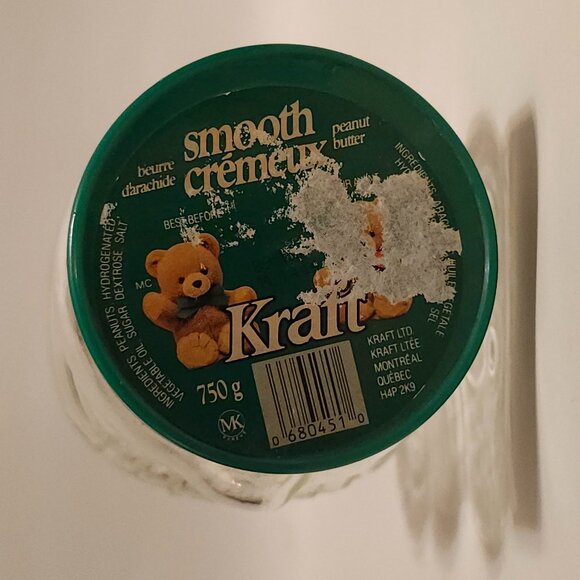 VINTAGE Kraft Peanut Butter Bear Jar Glass with Lid - Picture 6 of 6